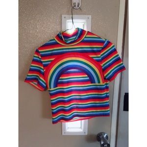 Rainbow Crop Top